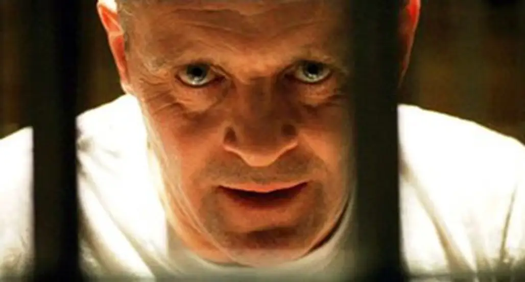 Anthony Hopkins as Dr. Hannibal Lector in “the Silence of the Lambs” (1991)