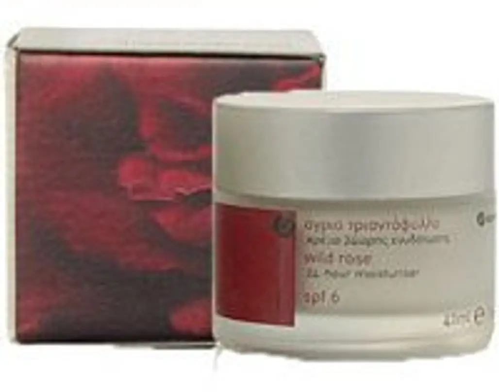 Korres Wild Rose 24-Hour Moisturising and Brightening Cream for Normal and Dry Skin SPF 6
