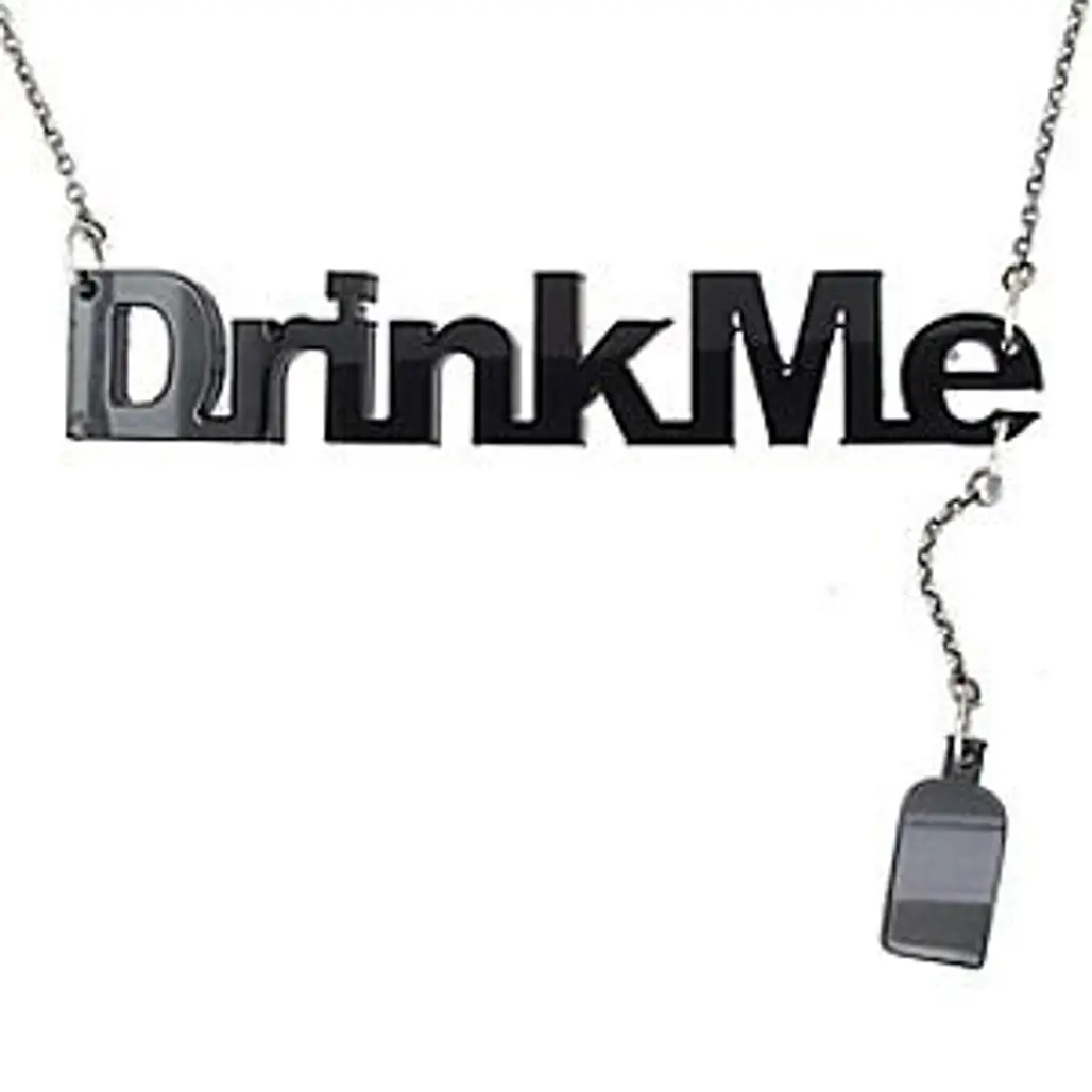 "Drink Me" Necklace