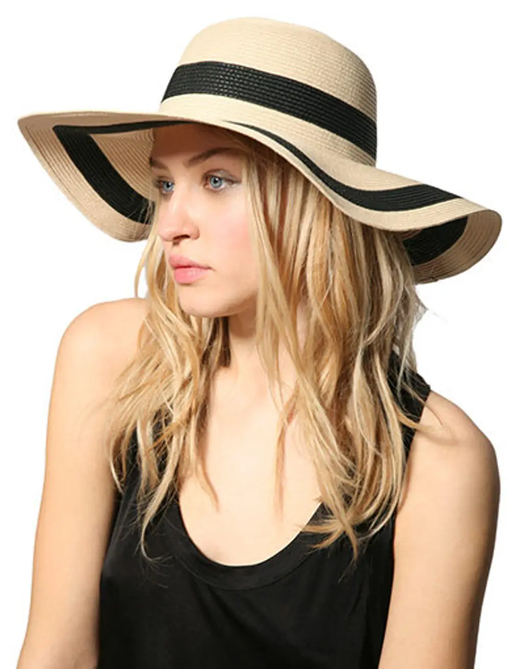 Reiss Zeiter Womens Wide Brim Straw Hat