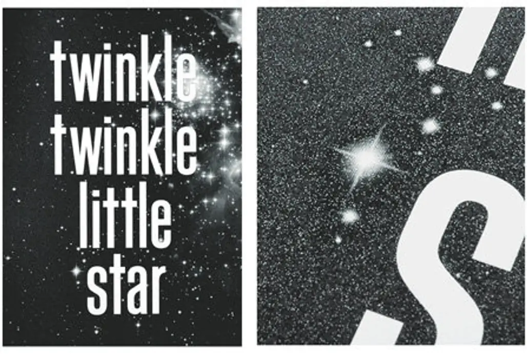 Twinkle Twinkle Glitter Poster