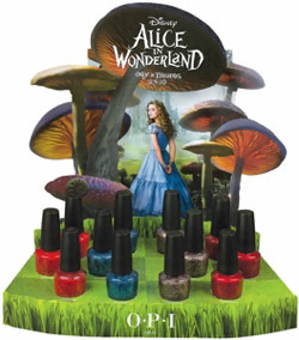 OPI Nail Lacquer “Mad as a Hatter” and “Absolutely Alice”