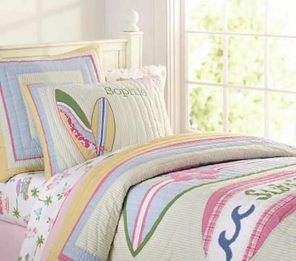 Pottery Barn Kids Malibu Quilted Bedding