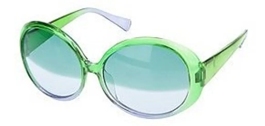 Oversized Ombre Crystal Sunglasses