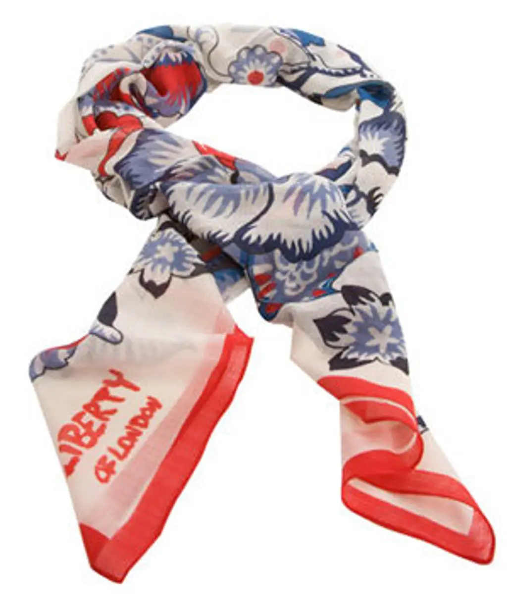 Liberty of London Navy Floral Scarf