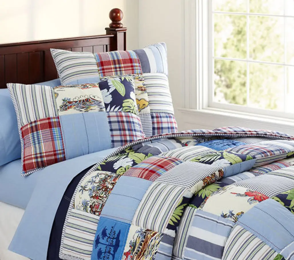 Pottery Barn Kids Key West Quilted Bedding