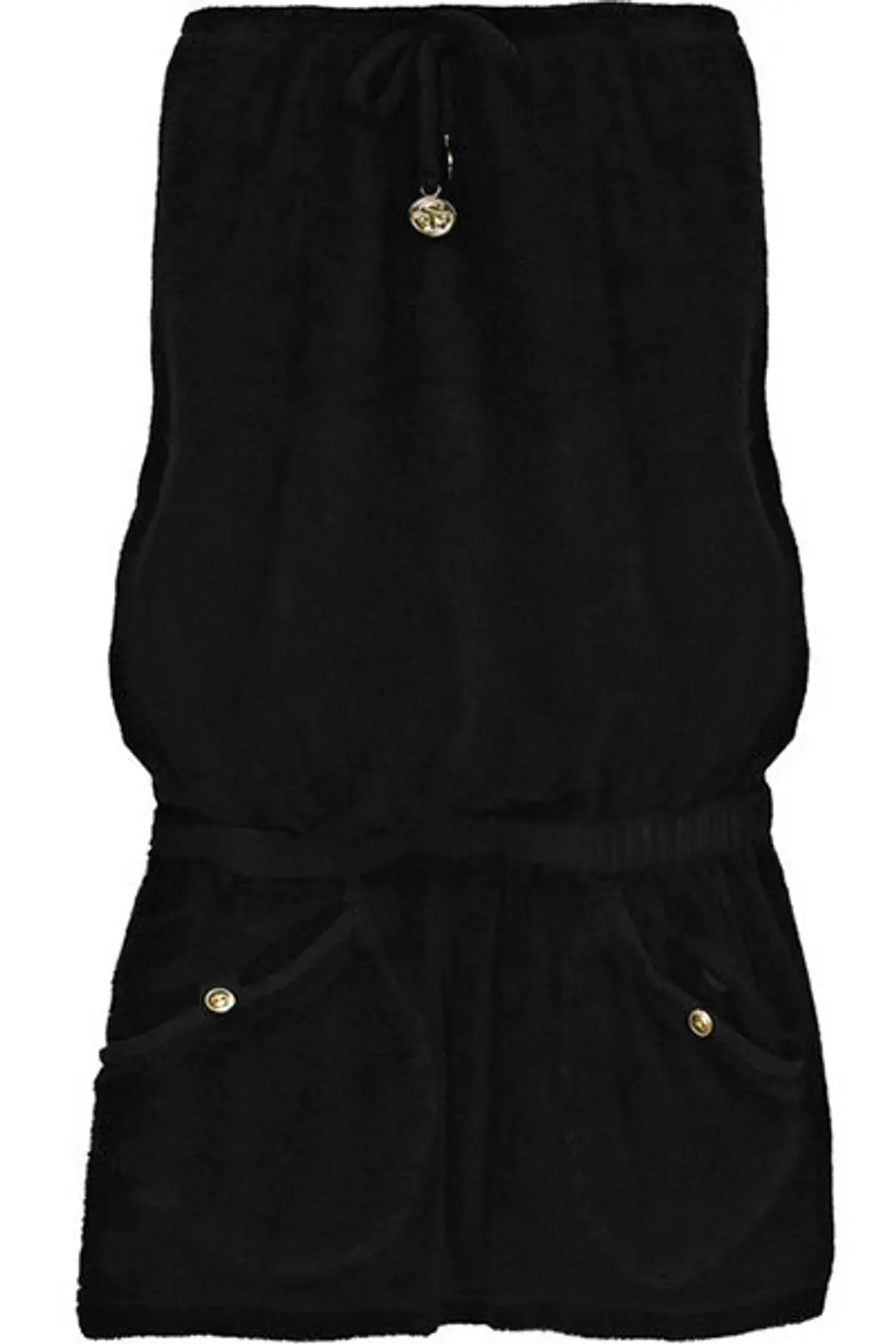 Shay Todd Strapless Toweling Mini Dress