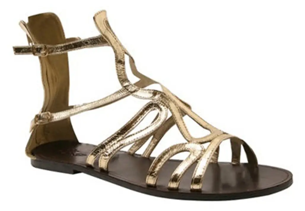 Golden Selena Gladiator Sandal