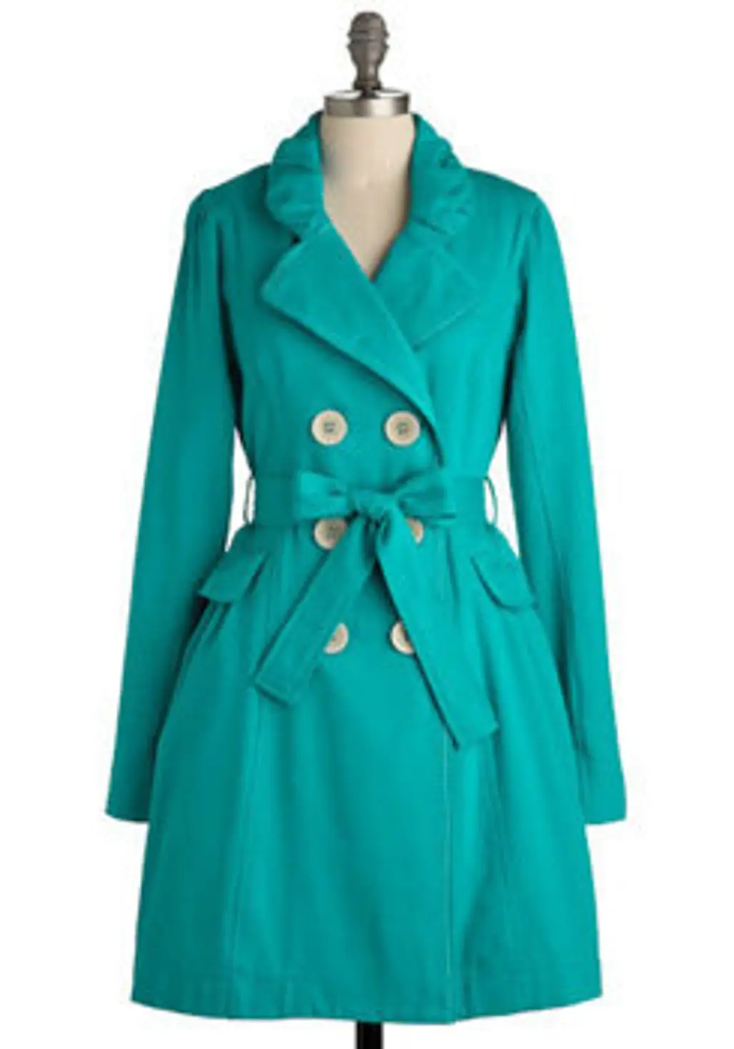 Turquoise Poise Trench