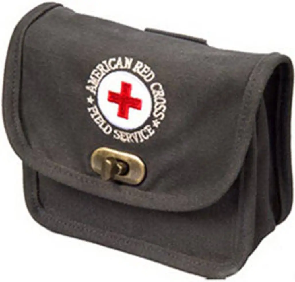 Red Cross Vintage-Style First Aid Kit