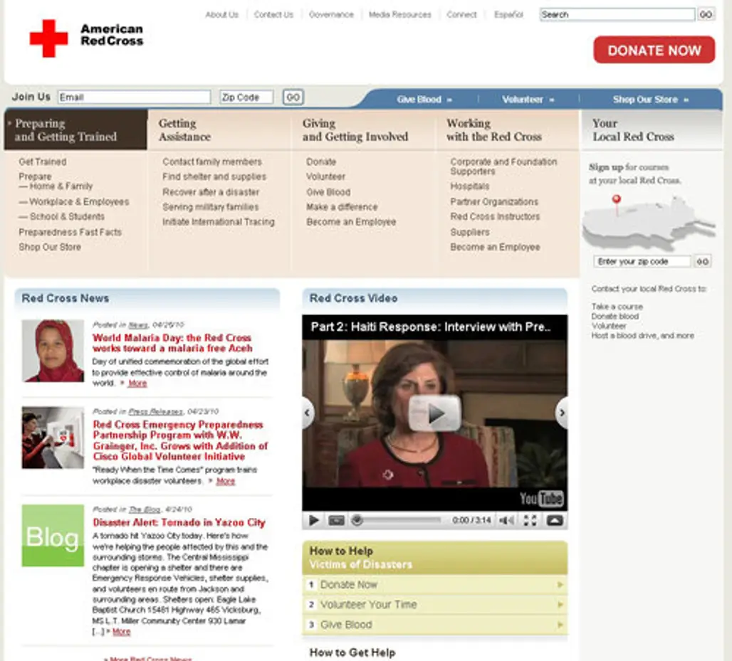 the Red Cross