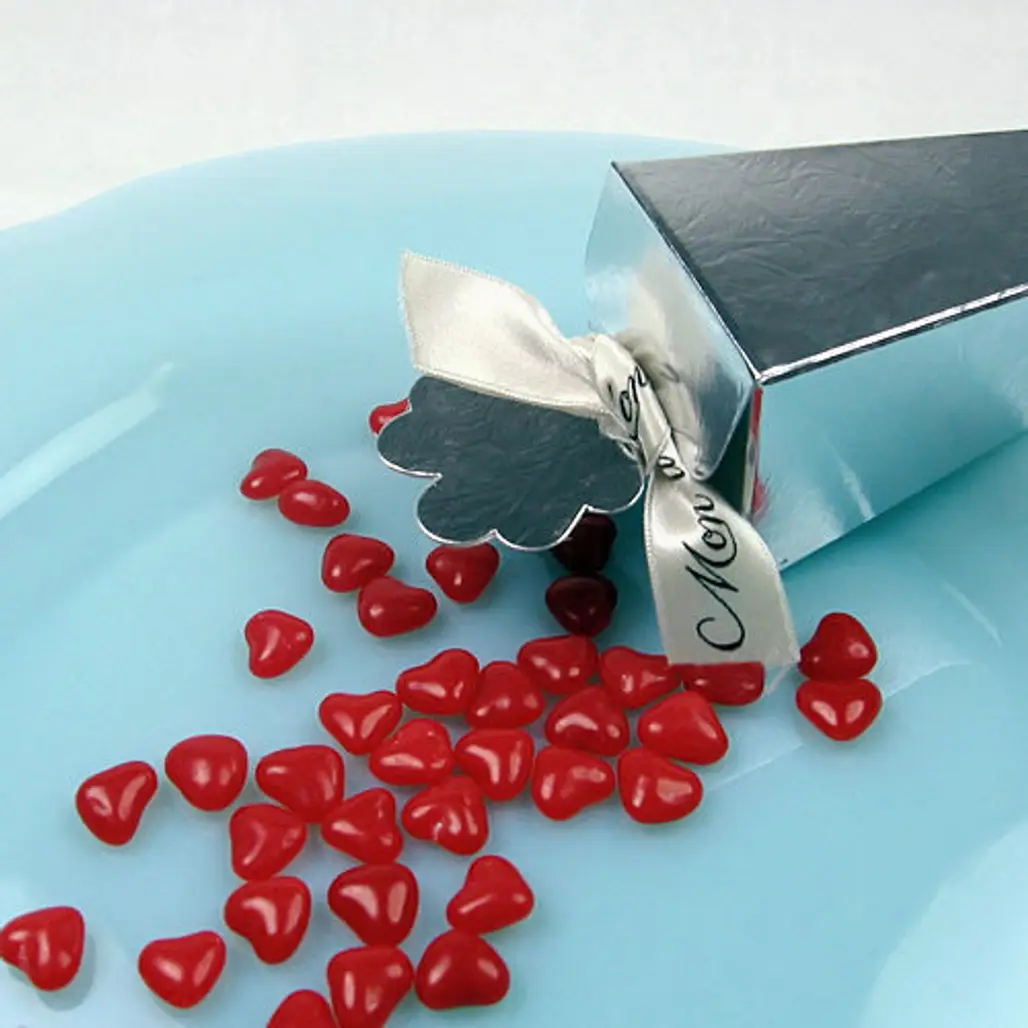 Mini Hearts Wedding Favor Candy