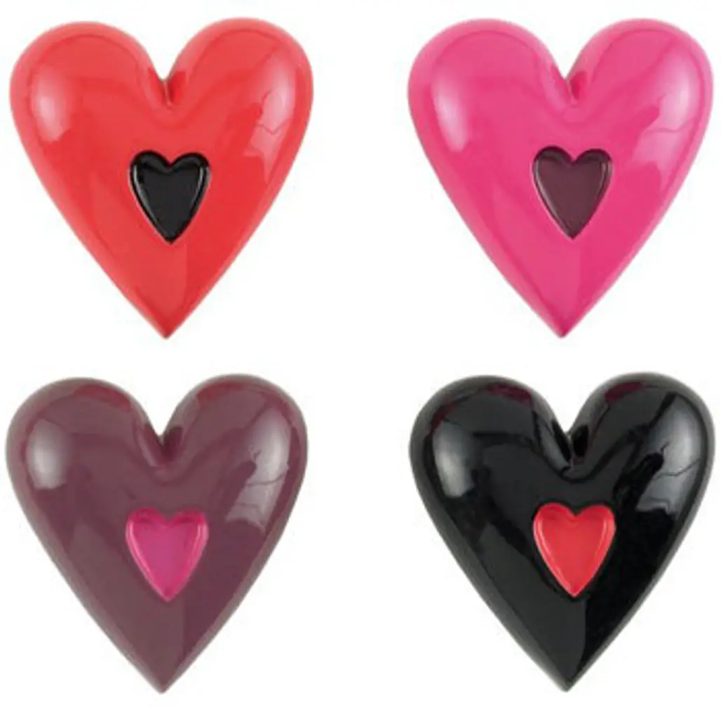 Paperchase Moulded Heart Magnets