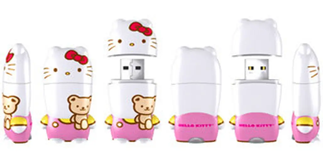 Hello Kitty Teddy Bear USB Flash Drive
