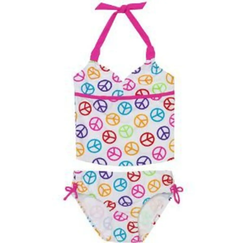 The Children’s Place Peace Sign Tankini
