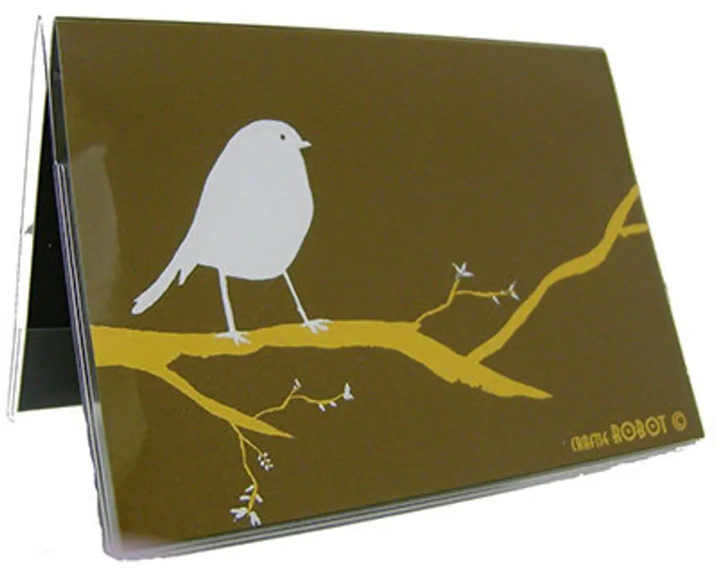 Bird on a Branch Vinyl Passport Case