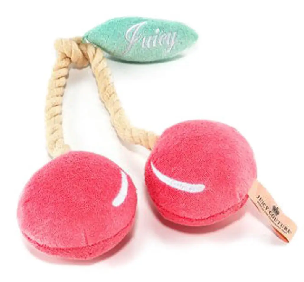 Juicy Couture Cherry Rope Chew Toy