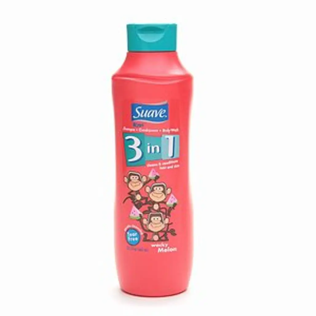 Suave for Kids 3-in-1 Shampoo, Conditioner, & Bodywash, Wacky Melon