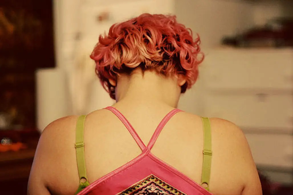 Bra Straps Showing with Strappy Vests