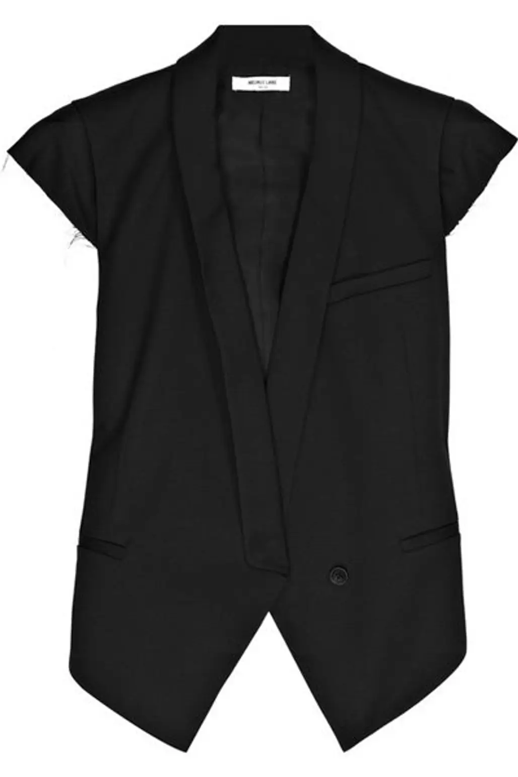 Helmut Lang Smoking Wool-Blend Tux Vest