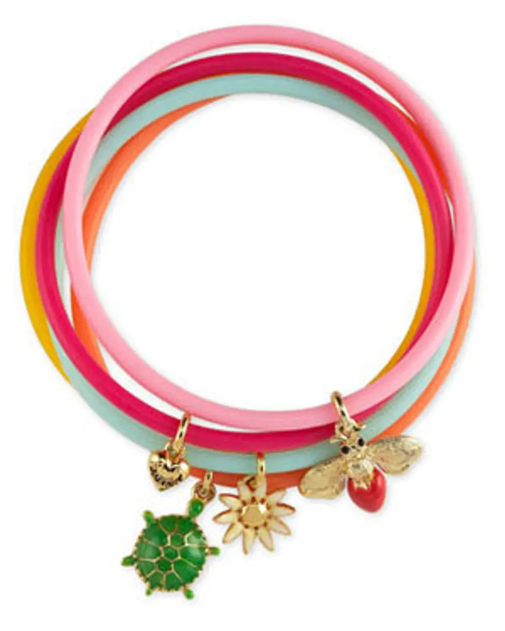 Girls' Jelly Bracelets, Set of Five