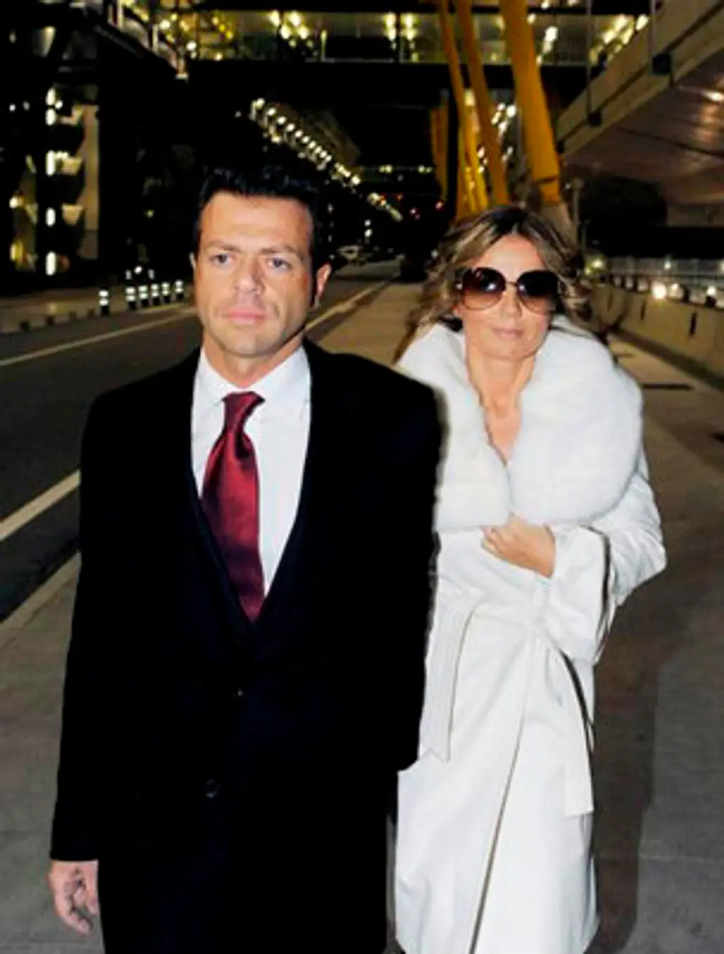 Geri Halliwell and Fabrizio Politi