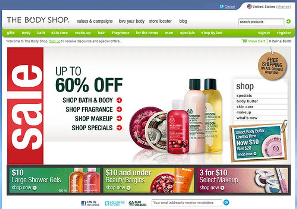 the Body Shop