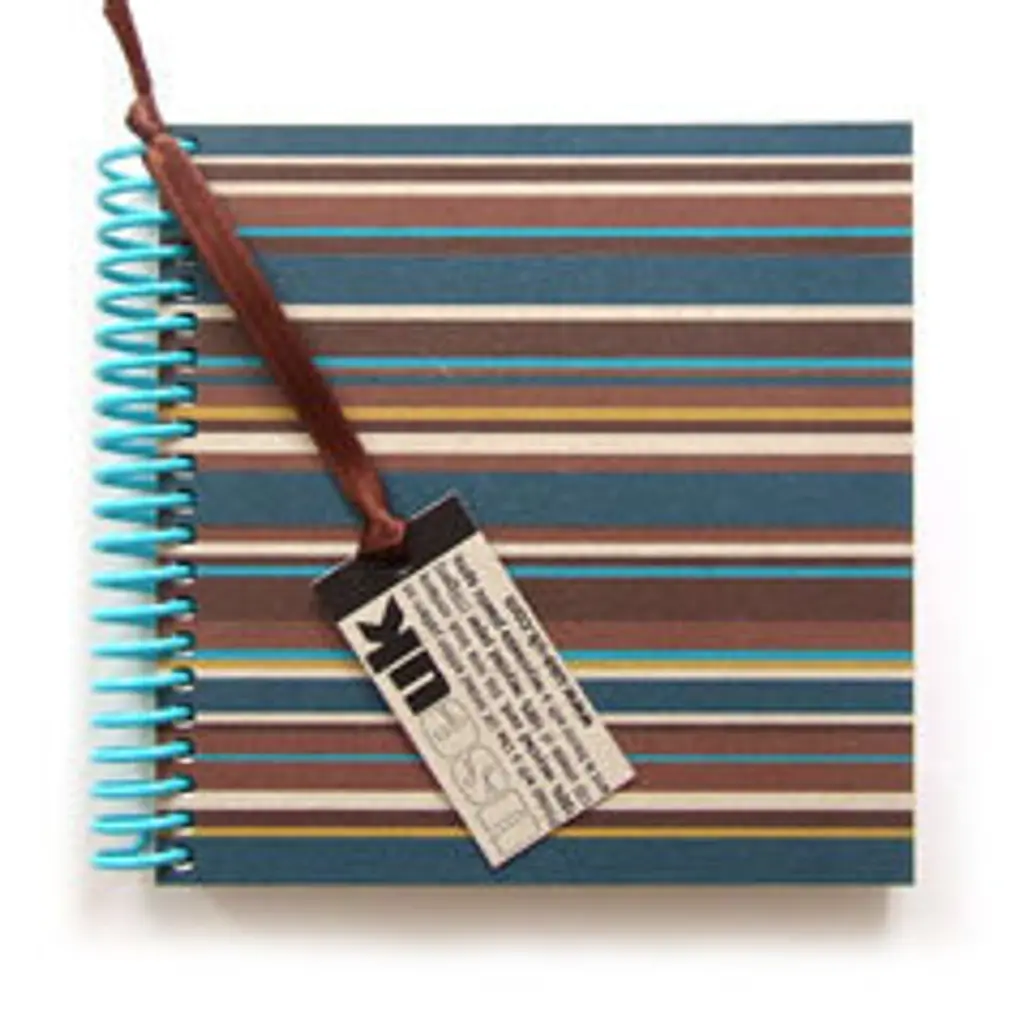 Pinstripe Notebook