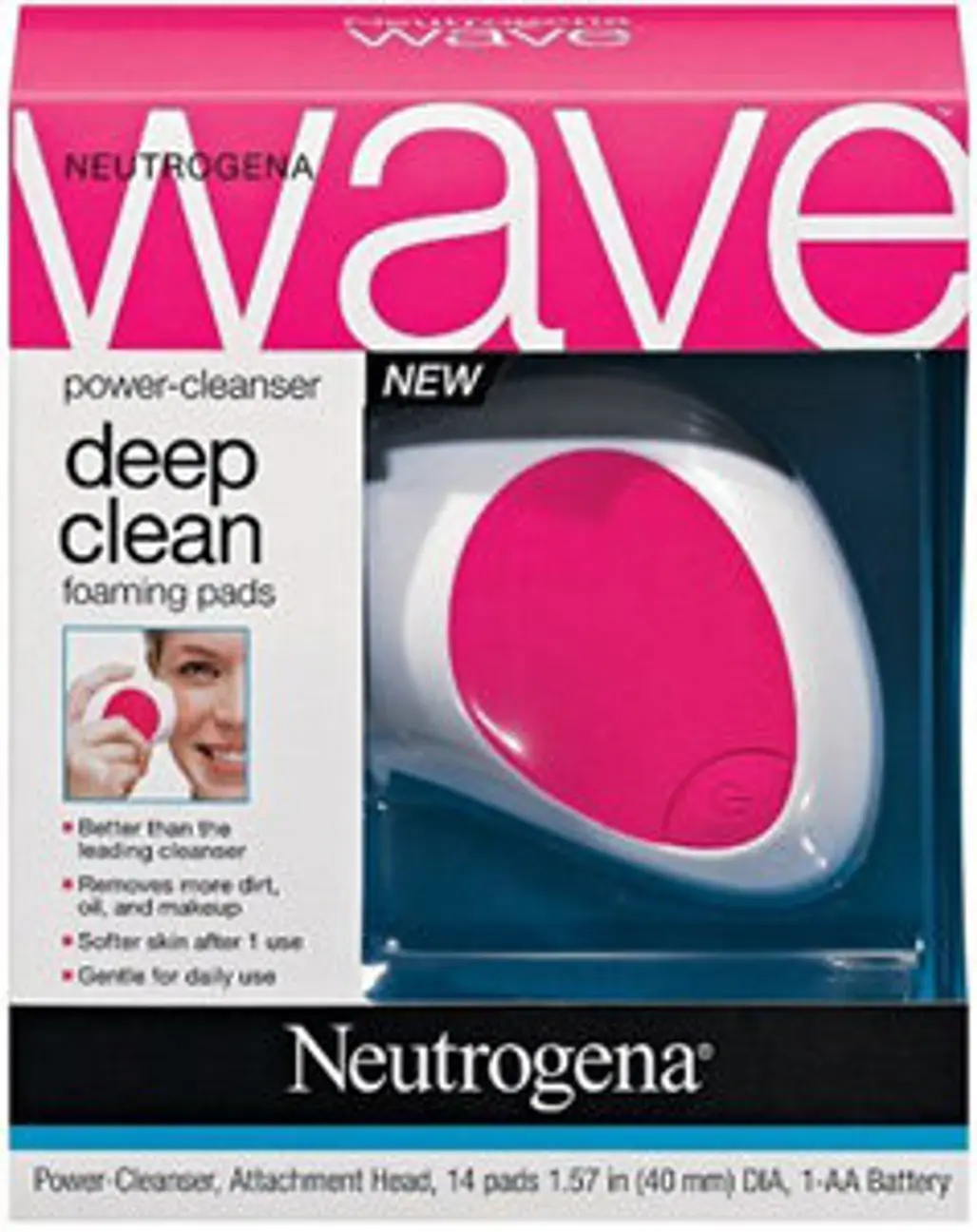 Neutrogena Wave Power-Cleanser and Deep Clean Foaming Pads