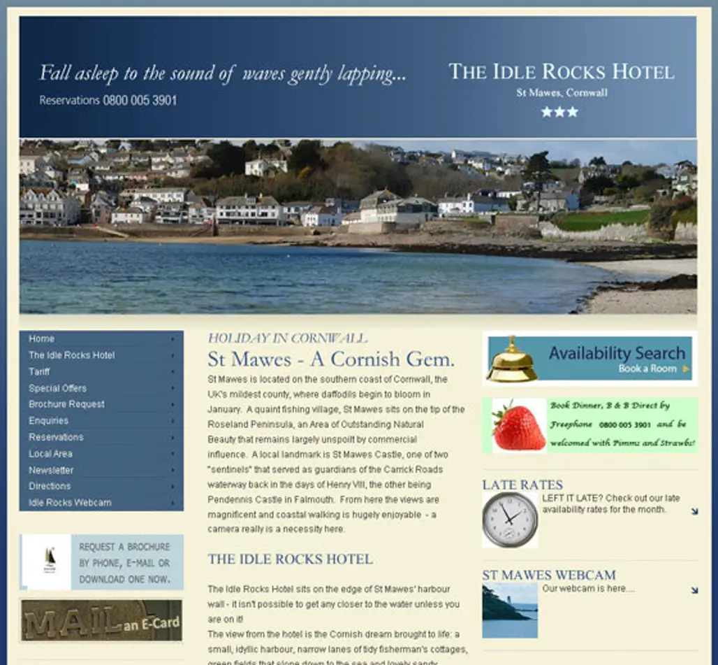 Idle Rocks Hotel, St Mawes, Cornwall