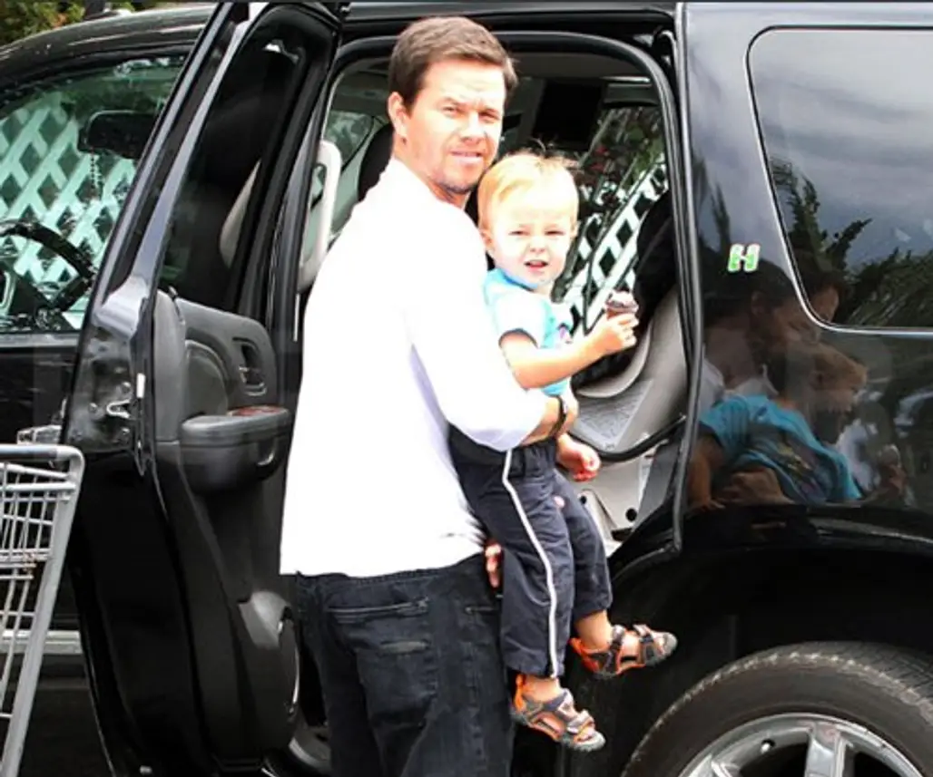 Mark Wahlberg and Son