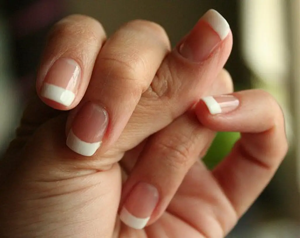 Fake a French Manicure