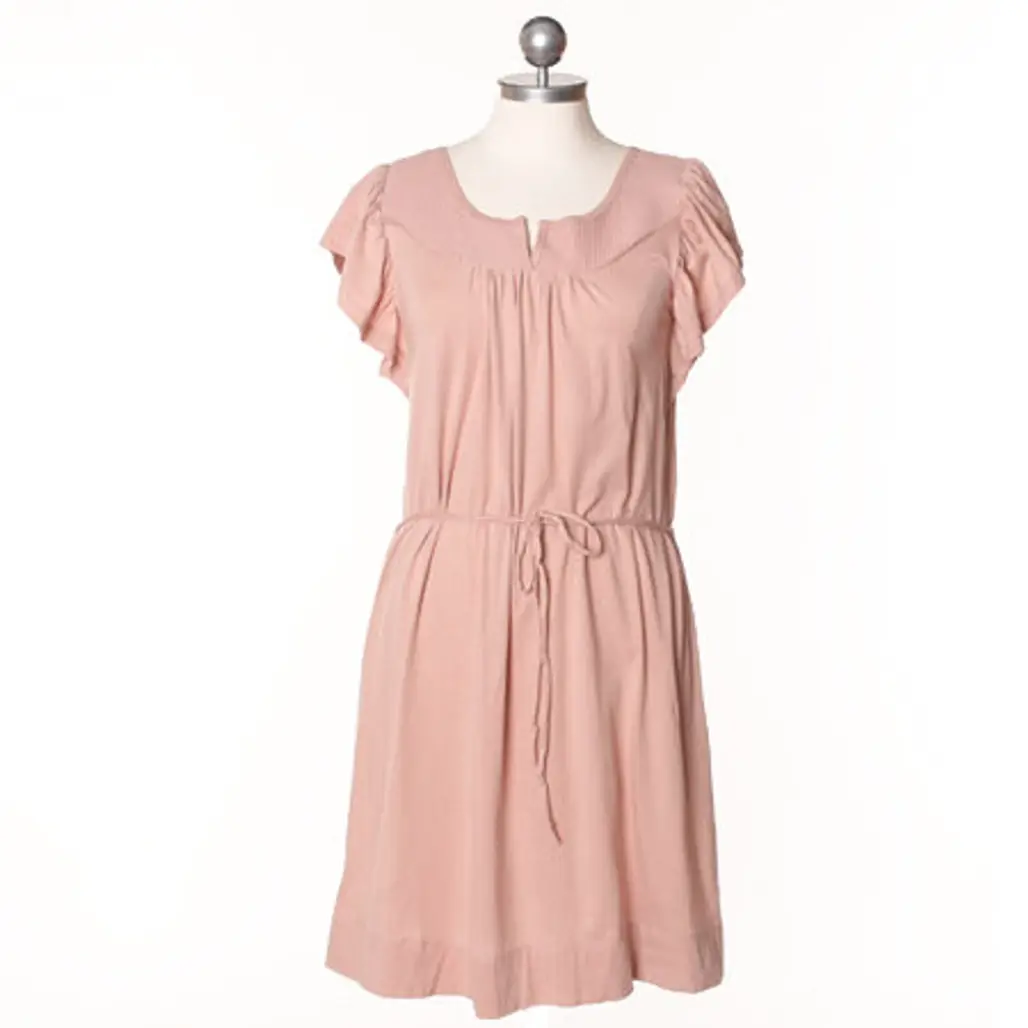 Dusty Pink Roses Dress