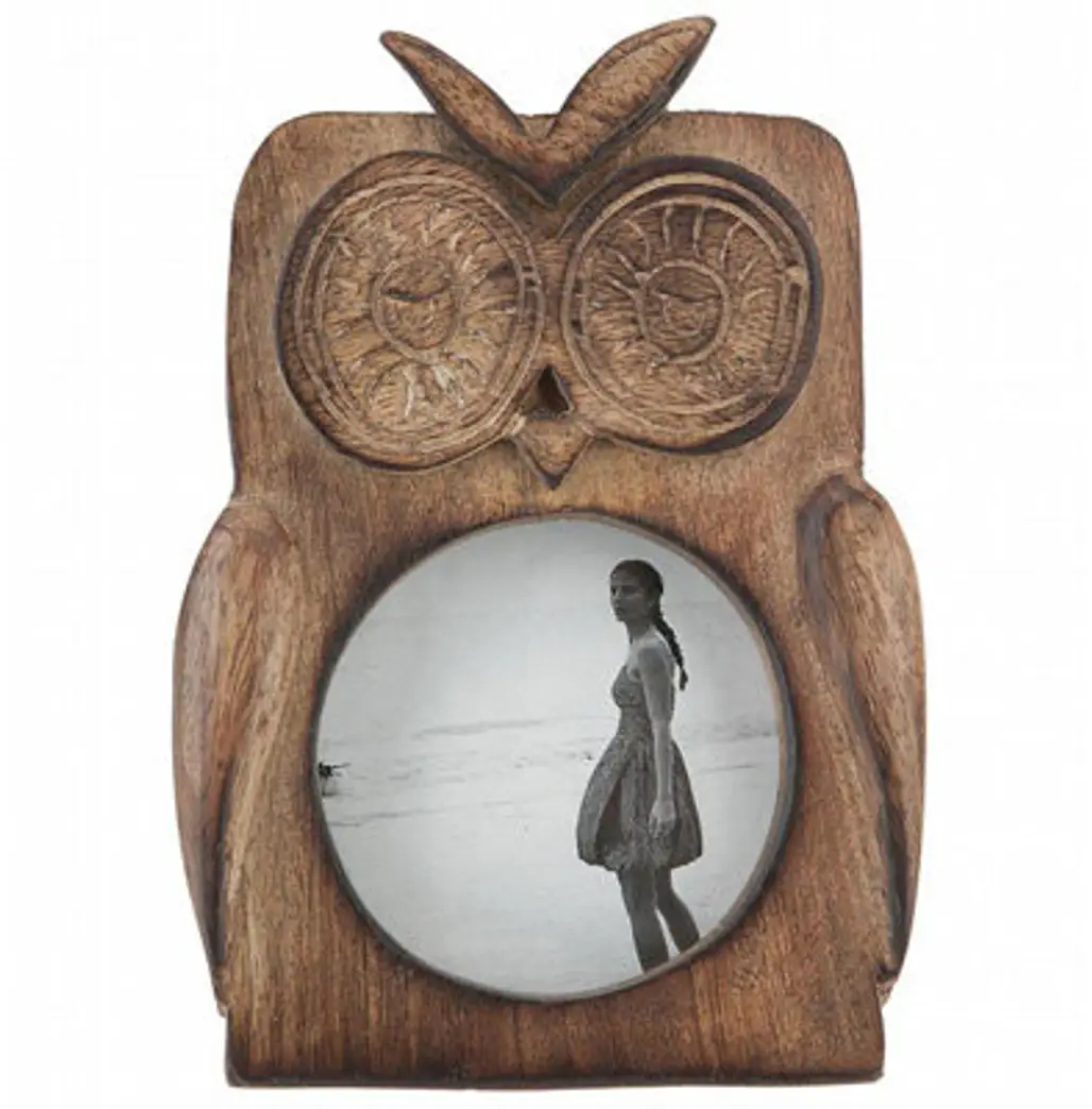 Wooden Owl Frame