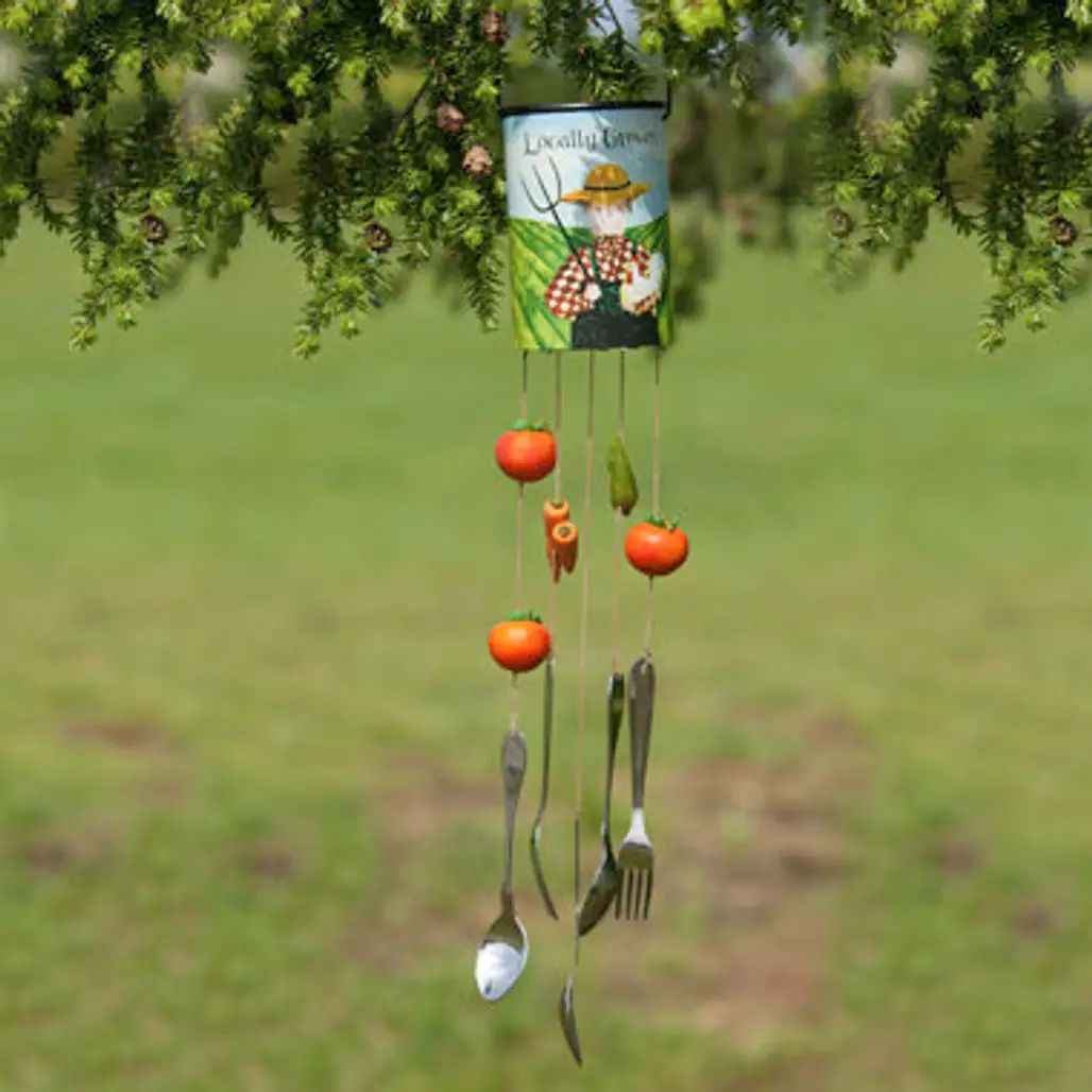 Locally Grown Tin Can Wind Chimes