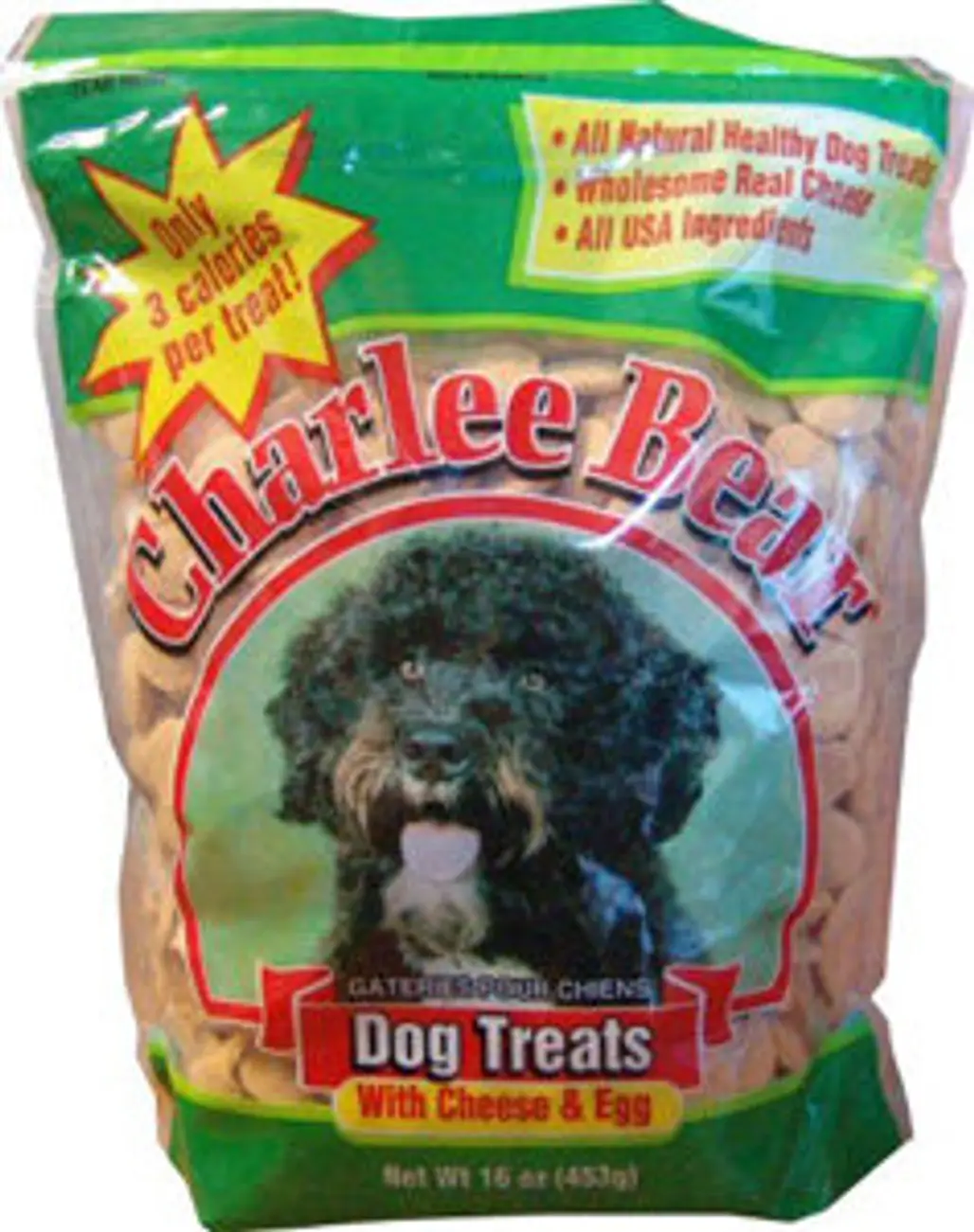 Charlee Bear Dog Treats with Cheese and Egg