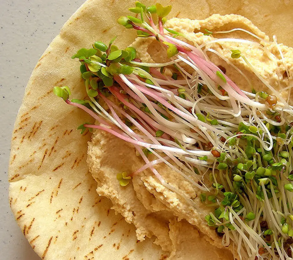 Pita with Sprouts