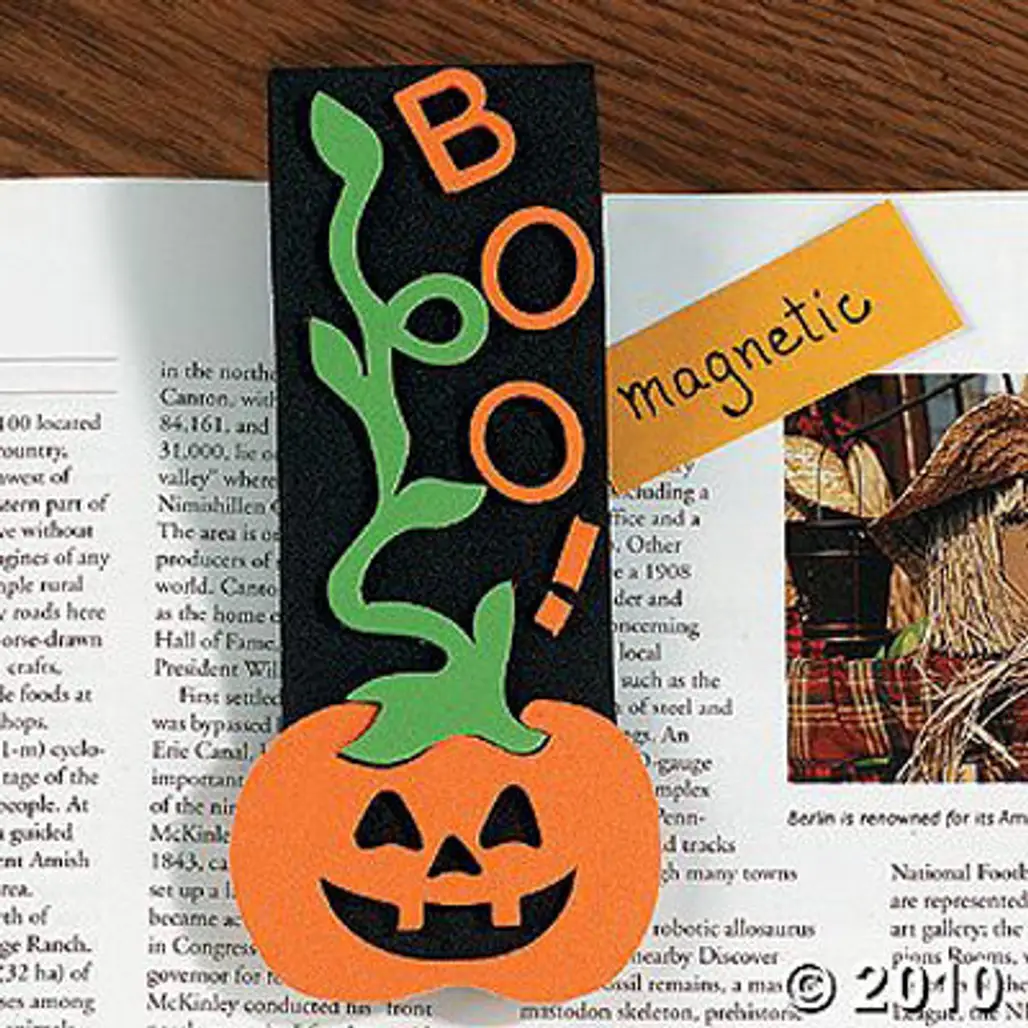 Foam Halloween Bookmark Magnet Craft Kit