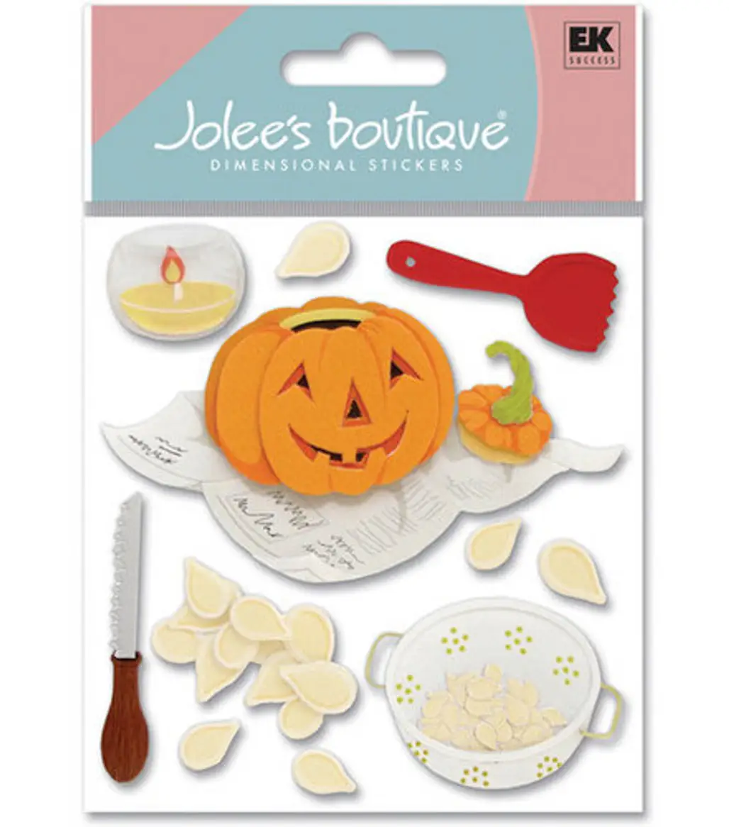 Jolee's Boutique Dimensional Stickers - Pumpkin Carving
