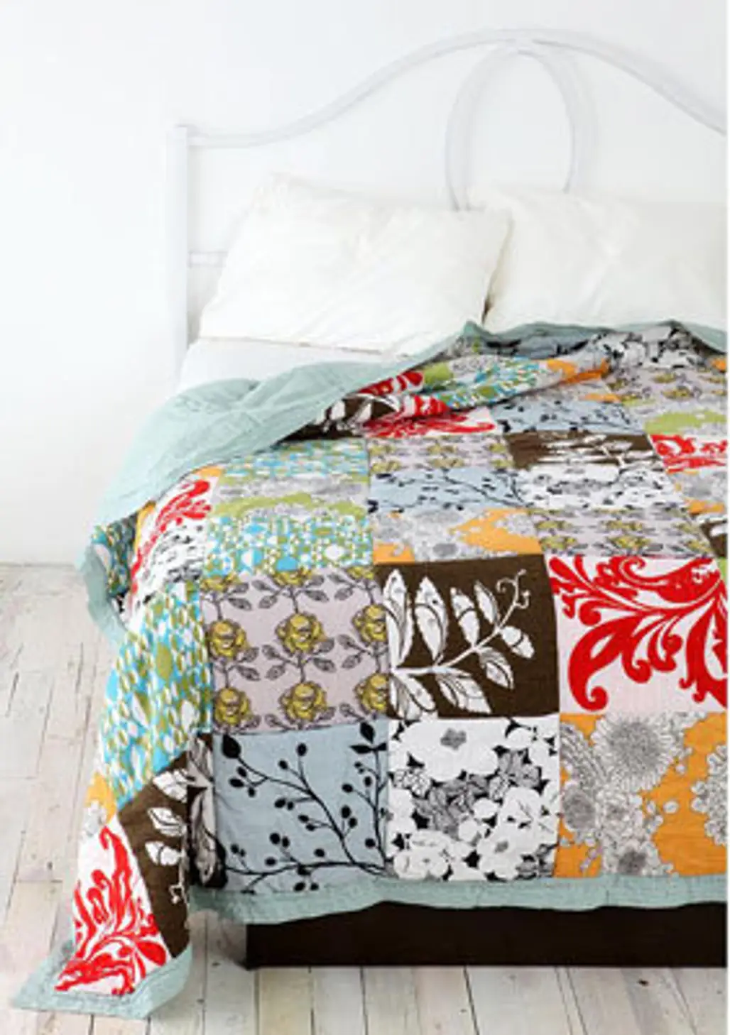 Urban Outfitters Fleur Patchwork Quilt