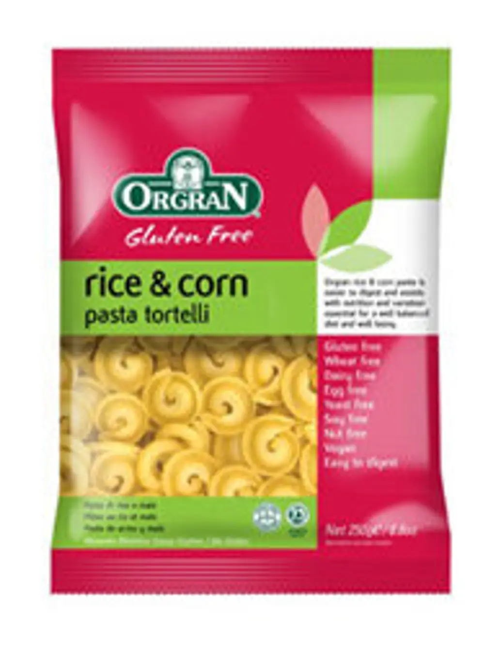OrgraN Ris'O'Mais Rice & Corn Tortelli