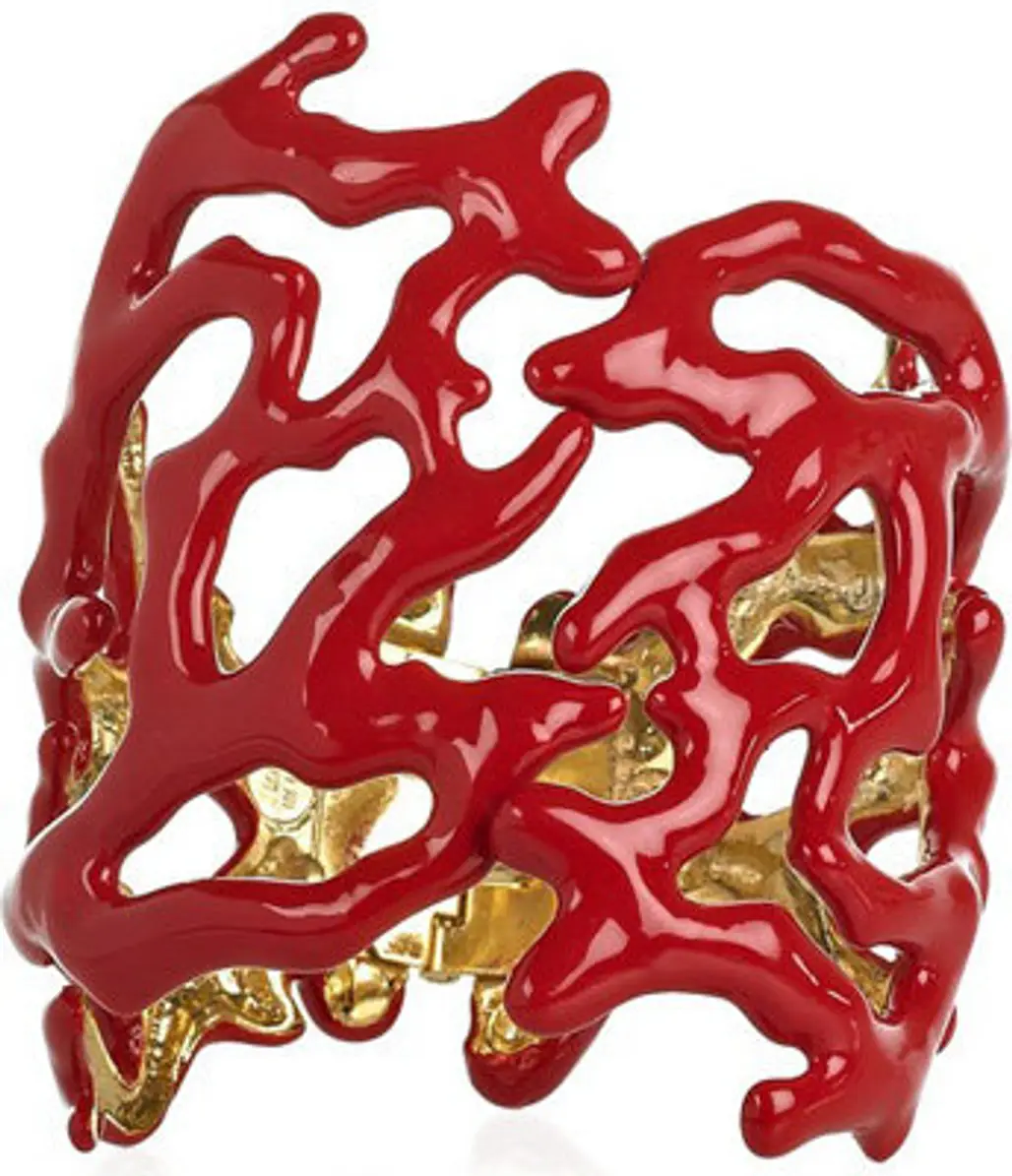 Kenneth Jay Lane Coral-inspired Bracelet