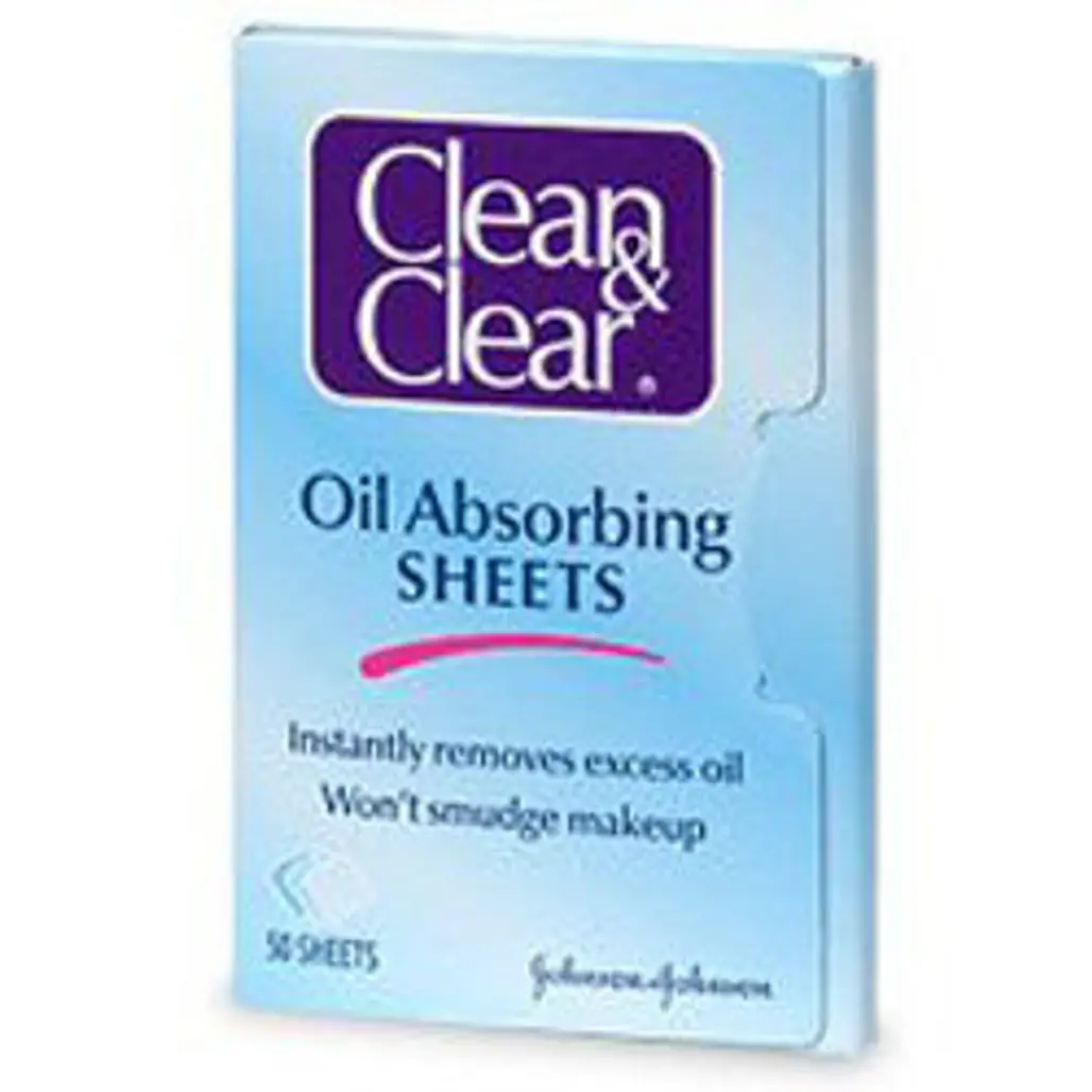 Clean and Clear Instant Oil Absorbing Sheets