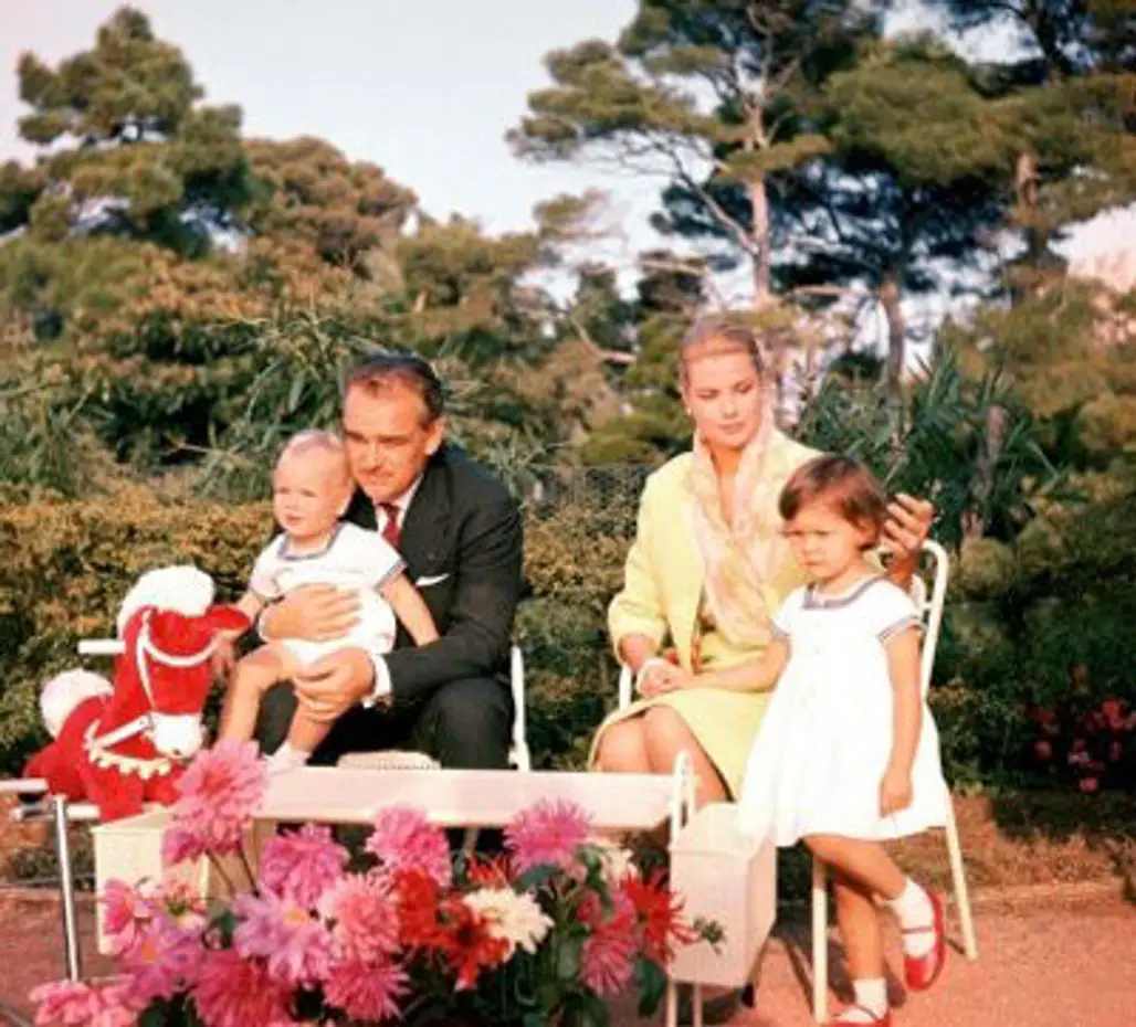 Grace Kelly and Prince Rainier of Monocco