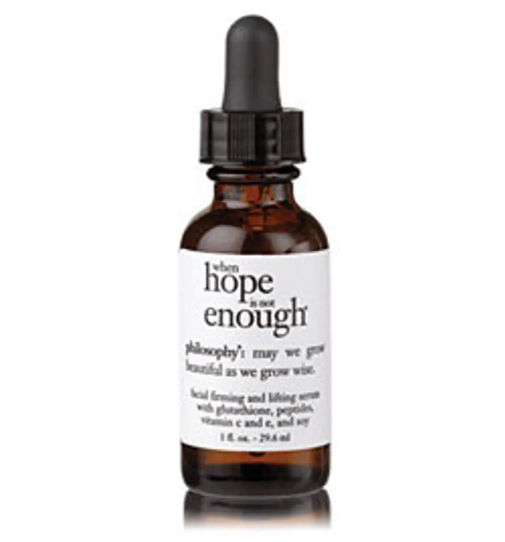 Philosophy when Hope is Not Enough Serum