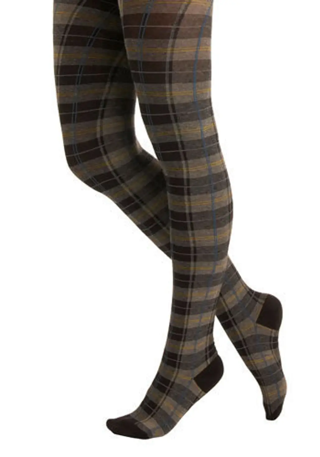 Launch Plaid Tights