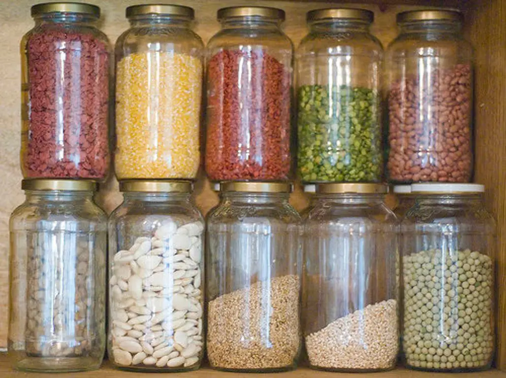 Plastic Containers and Glass Jars