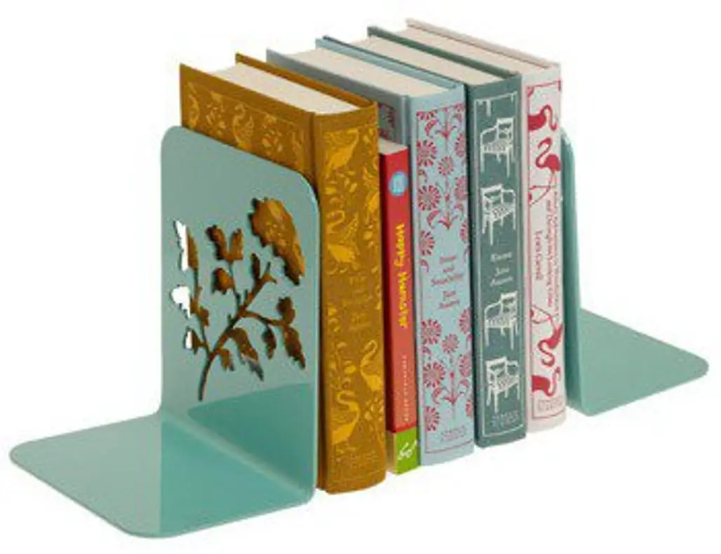 Flowery Bookends