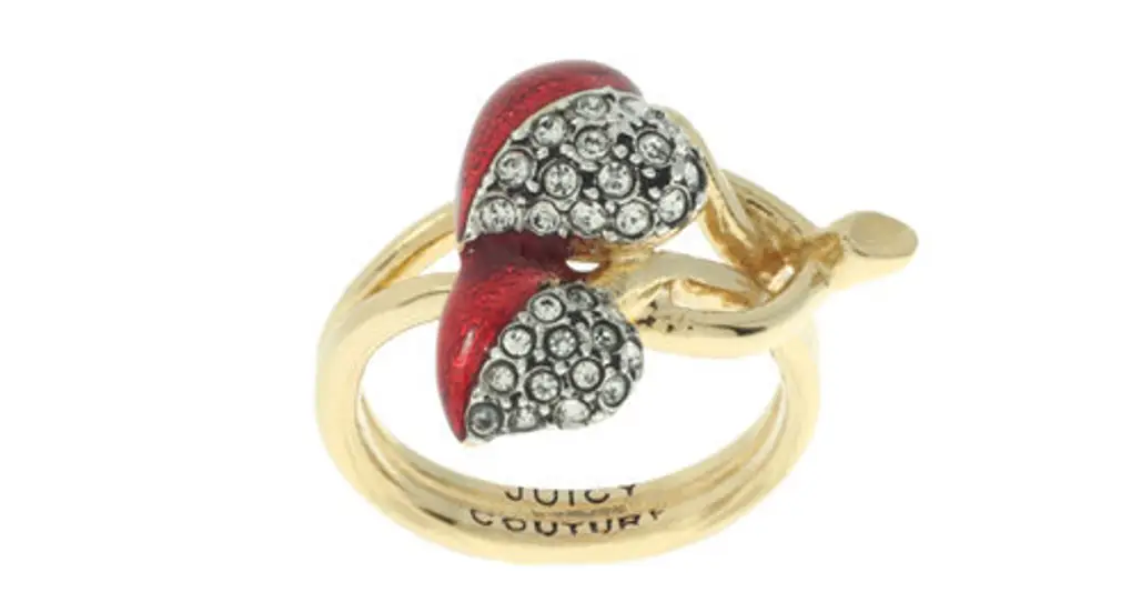 Juicy Couture Cherry Heart Ring