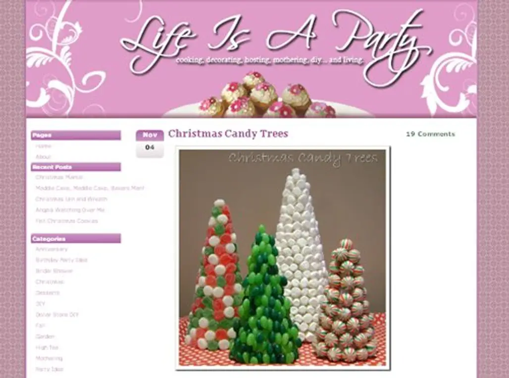 Christmas Candy Trees